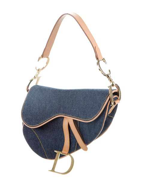 dior saddle bag in blue canvas|dior saddle denim.